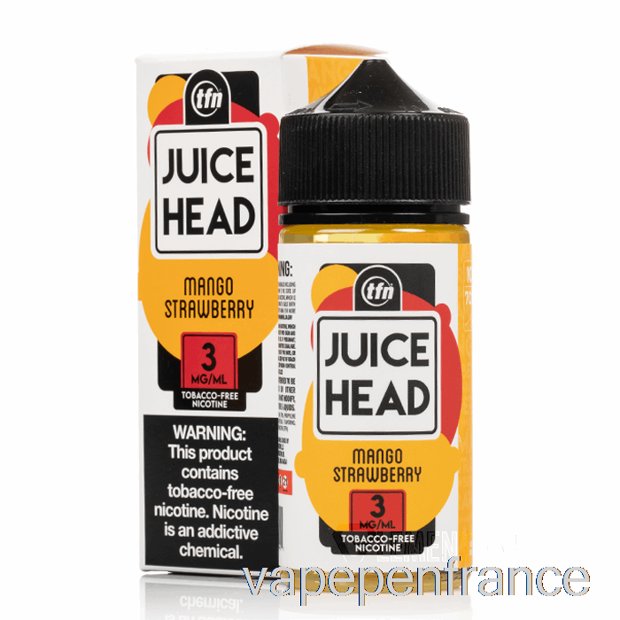 Mangue Fraise - Tête De Jus - Stylo Vape 100ml 3mg